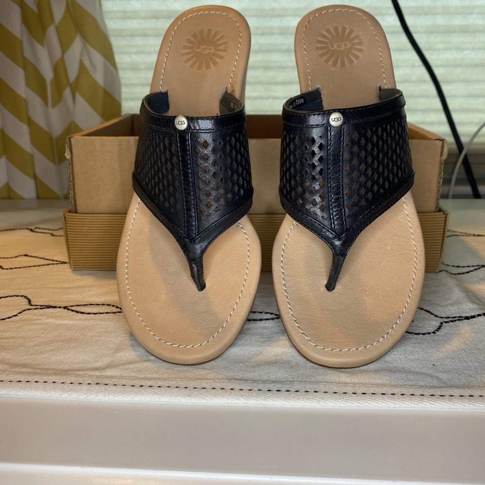 UGG Solena leather sandals